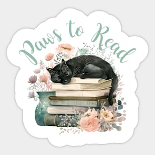 Paws to Read Sticker